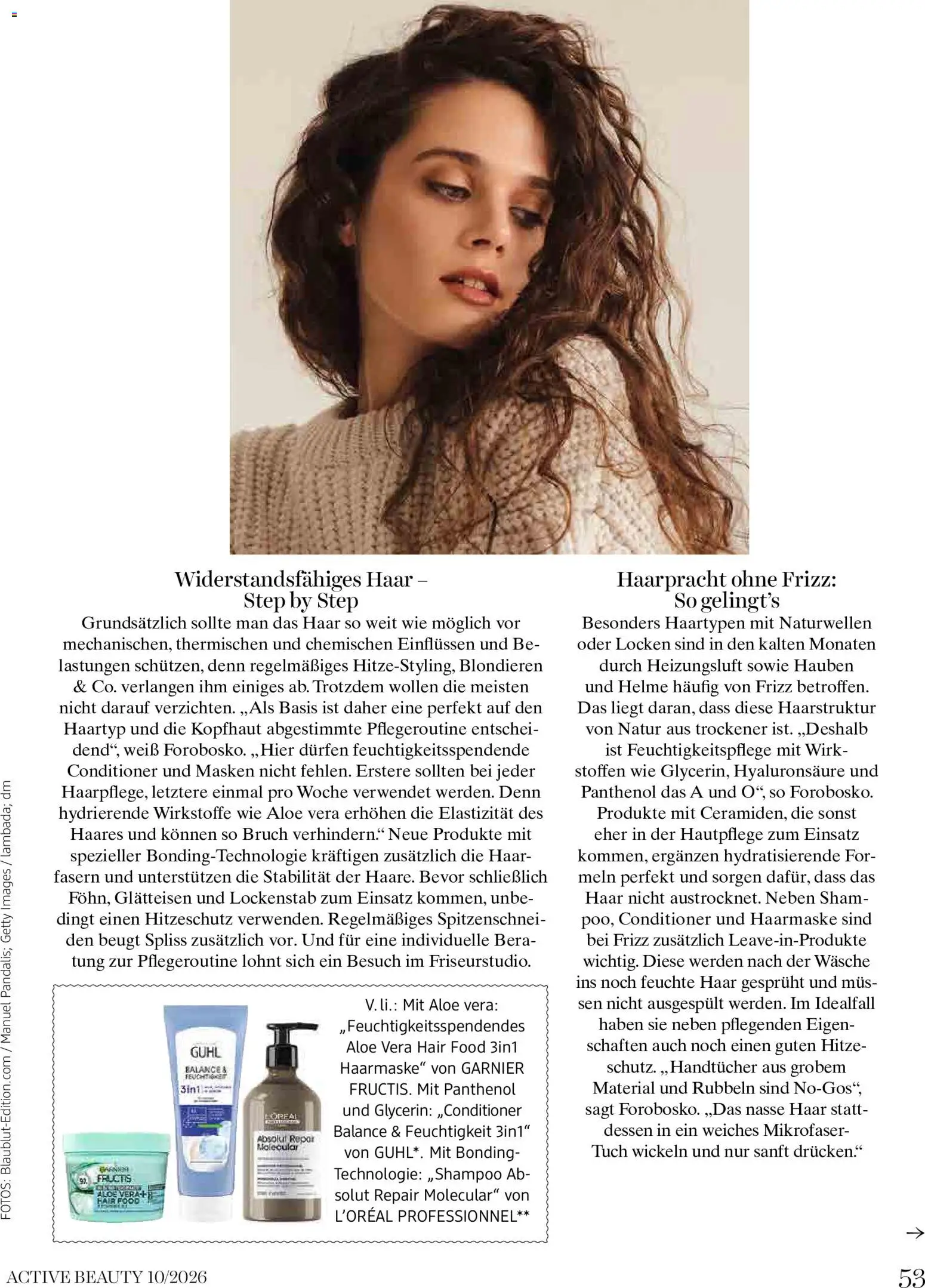 dm drogerie markt Magazin October 2026 gültig ab 01.10.2026 | Seite: 53 | Produkte: Lockenstab, Haarmaske