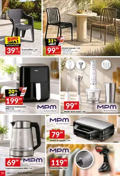 Pogląd oferty "Twój Market gazetka" - ważna od 29.07.2026 | Strona: 32 | Produkty: Czajnik, Frytkownica beztłuszczowa, Parownica, Blender