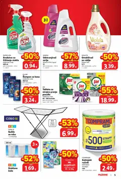 Plodine Katalog - Pregled kataloga iz trgovine Plodine, vrijedi od 30.09.2026 | Stranica: 5 | Proizvodi: Odstranjivač mrlja, Čaše, Domestos, Vanish