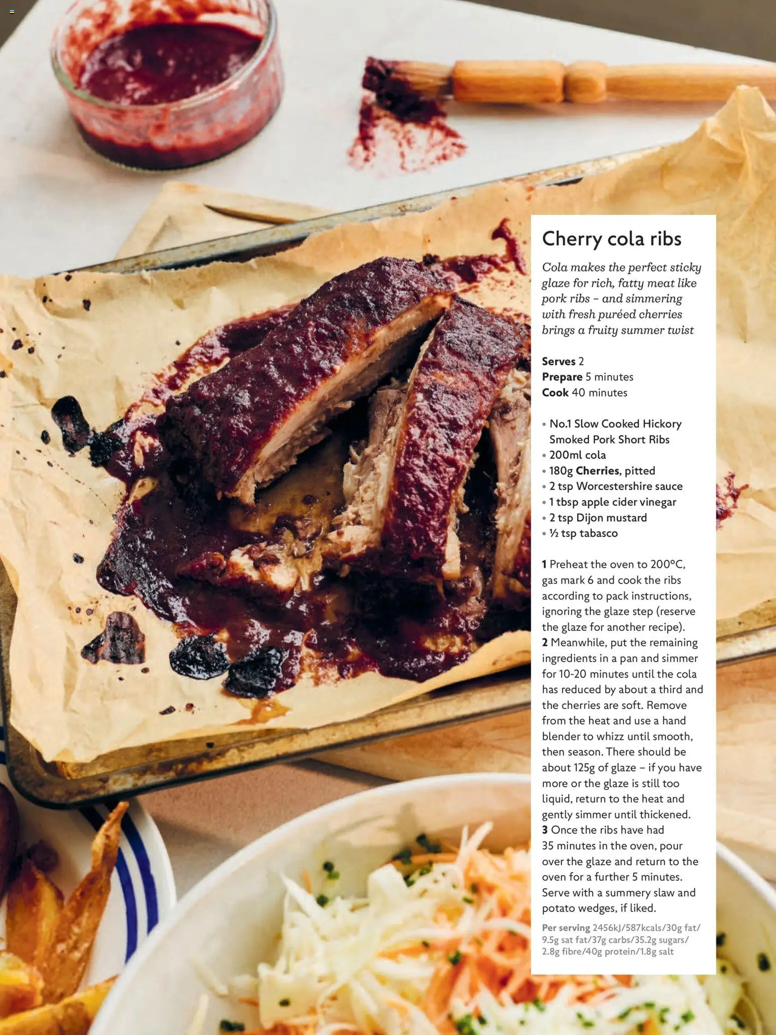 {H1} | Page: 57 | Products: Pork ribs, Pork, Ingredients, The oven