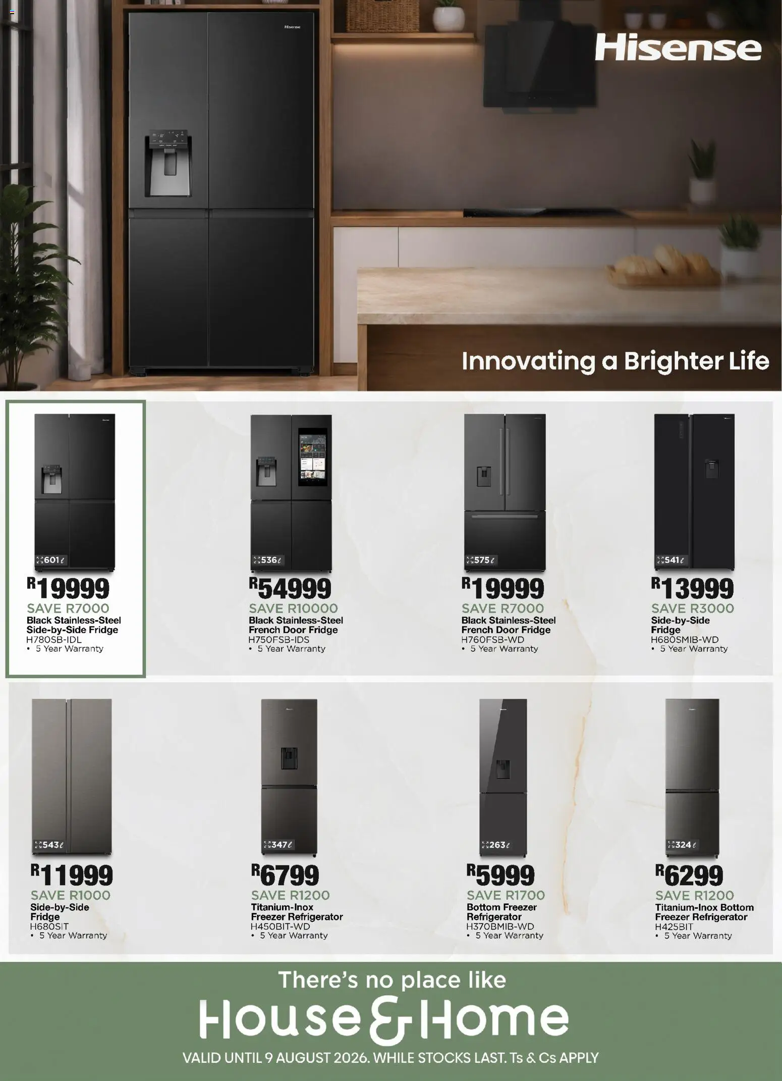 New House and Home catalogue – valid from 30/01/2026 | Page: 1 | Products: Refrigerator, Freezer, Fridge