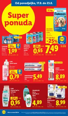 BELLOSAN Suha hrana za pse, Suha hrana za pse s govedinom - Pregled kataloga iz trgovine Lidl, vrijedi od 17.08.2026 | Stranica: 16