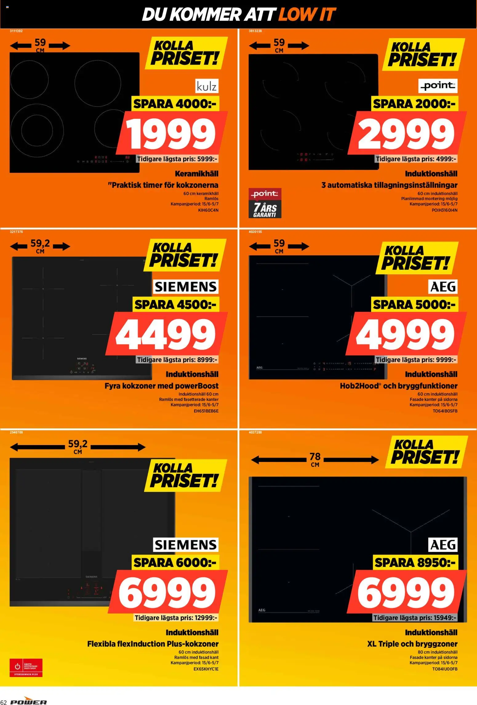 Power reklamblad aktuell från 29/06/2026 | Sida: 62