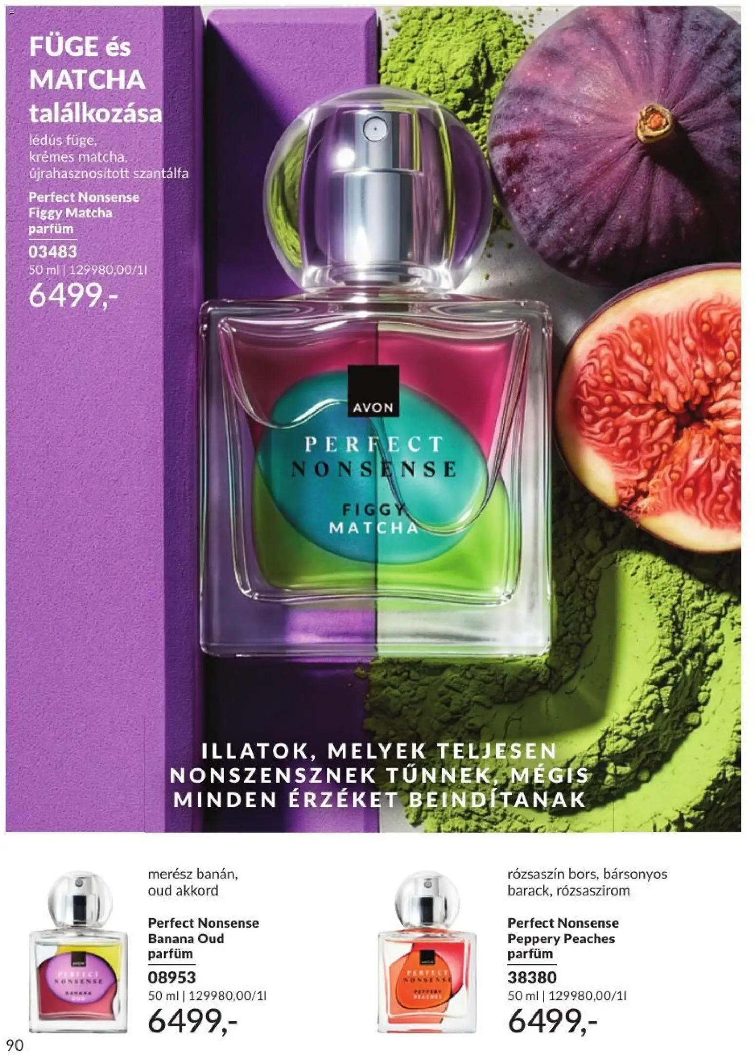Avon akciós ujság - amely érvényes a következő dátumtól: 2026.09.01. | Oldal: 92 | Termékek: Matcha, Parfüm, Füge