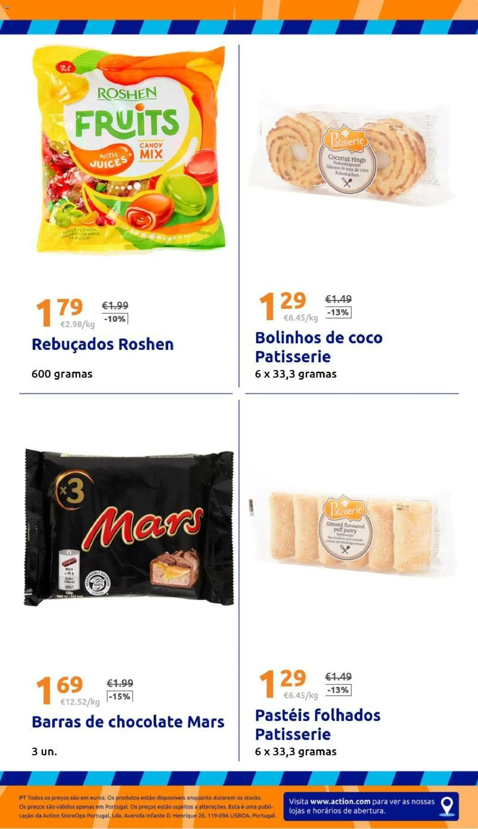 Action folheto │ válido de 13.05.2026 | Página: 17 | Produtos: Puff, Rebuçados, Chocolate