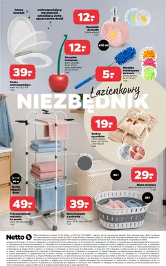 Pogląd oferty "Netto gazetka od czwartku NonFood" - ważna od 21.05.2026 | Strona: 8 | Produkty: Suszarka, Kosz, Szczotka, Kosz na pranie