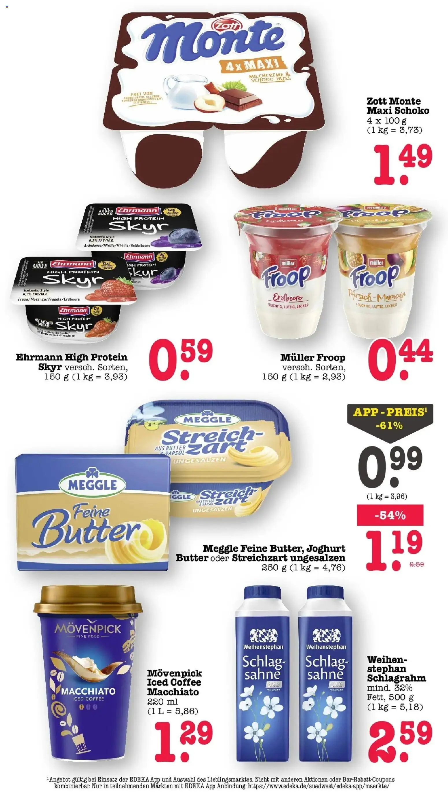 E center Prospekt Sinzheim – gültig ab 13.07.2026 | Seite: 31 | Produkte: Froop, Joghurt, Skyr, Pfirsich