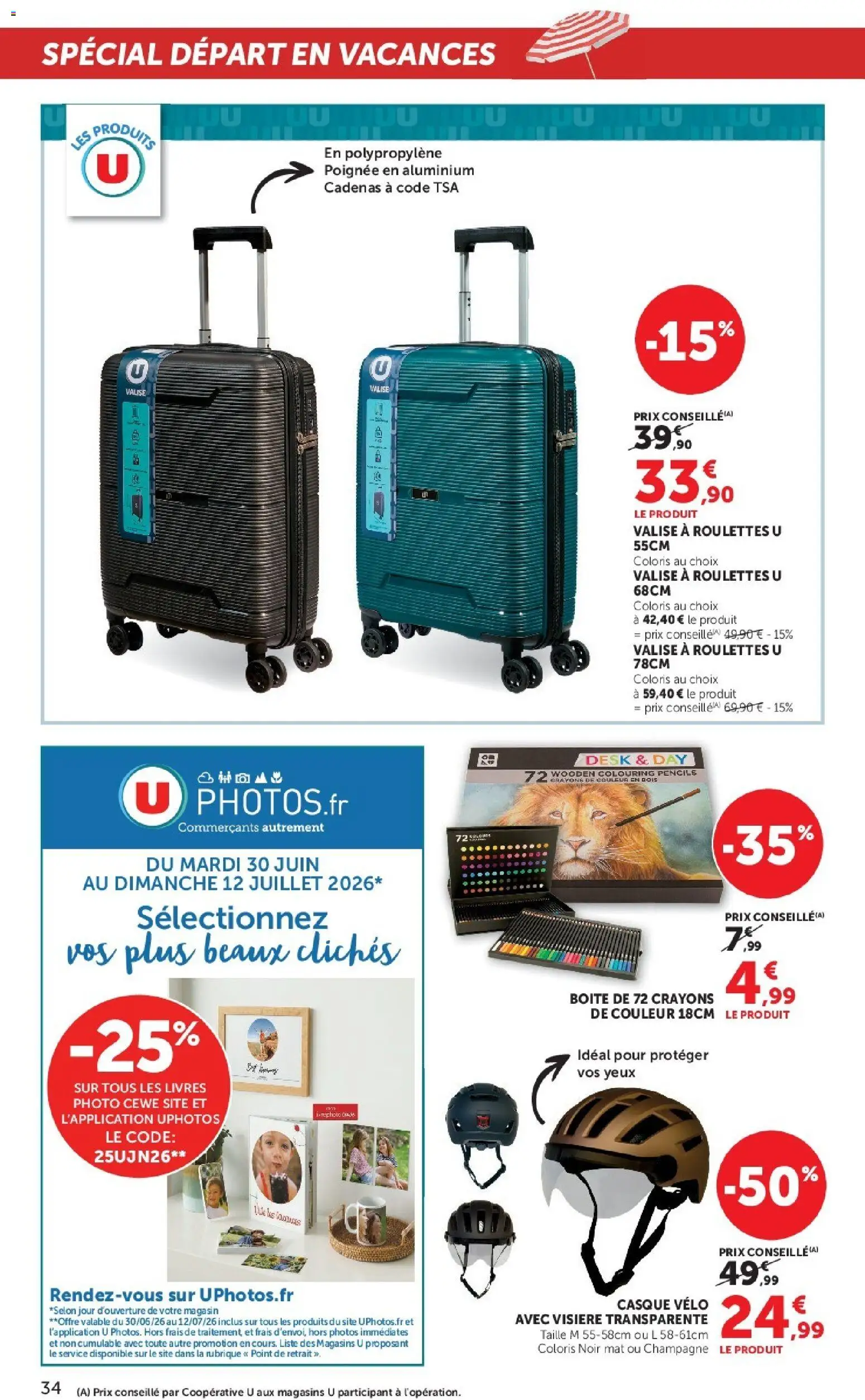 {H1} | Page: 34 | Produits: Vélo, Crayons de couleur, Casque, Valise