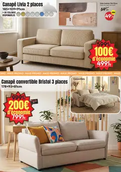 Maxi Bazar - Prévisualisation de Maxi Bazar catalogue valide à partir de 27.04.2026 | Page: 9 | Produits: Canapé convertible, Canapé