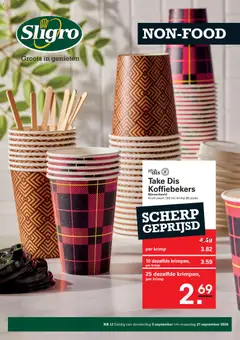Sligro folder - Non food - Voorbeeld van een folder van Sligro, geldig van 03-09-2026