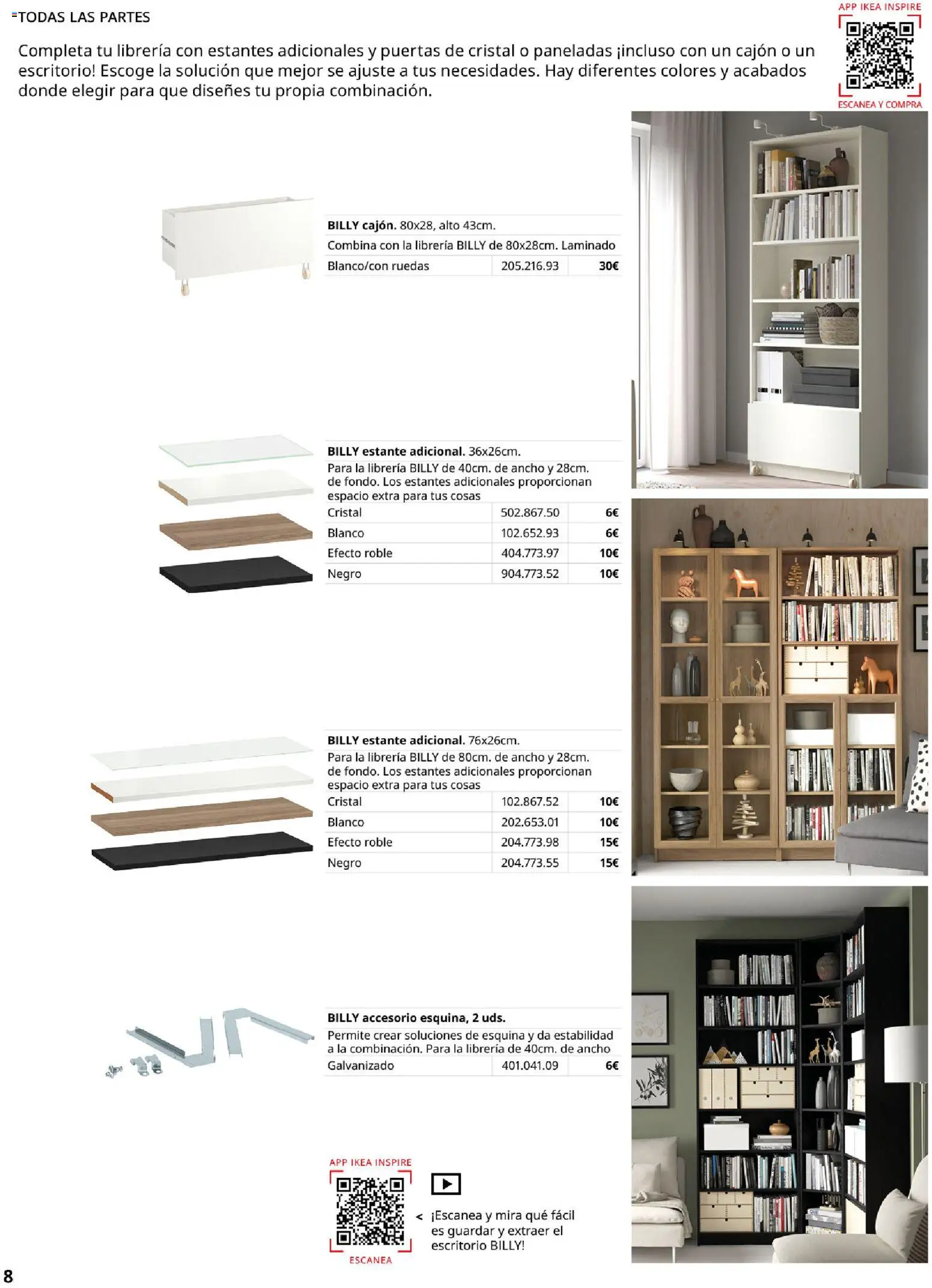 Catálogo IKEA Bily │ válido desde el 01.02.2026 | Página: 8 | Productos: Estante
