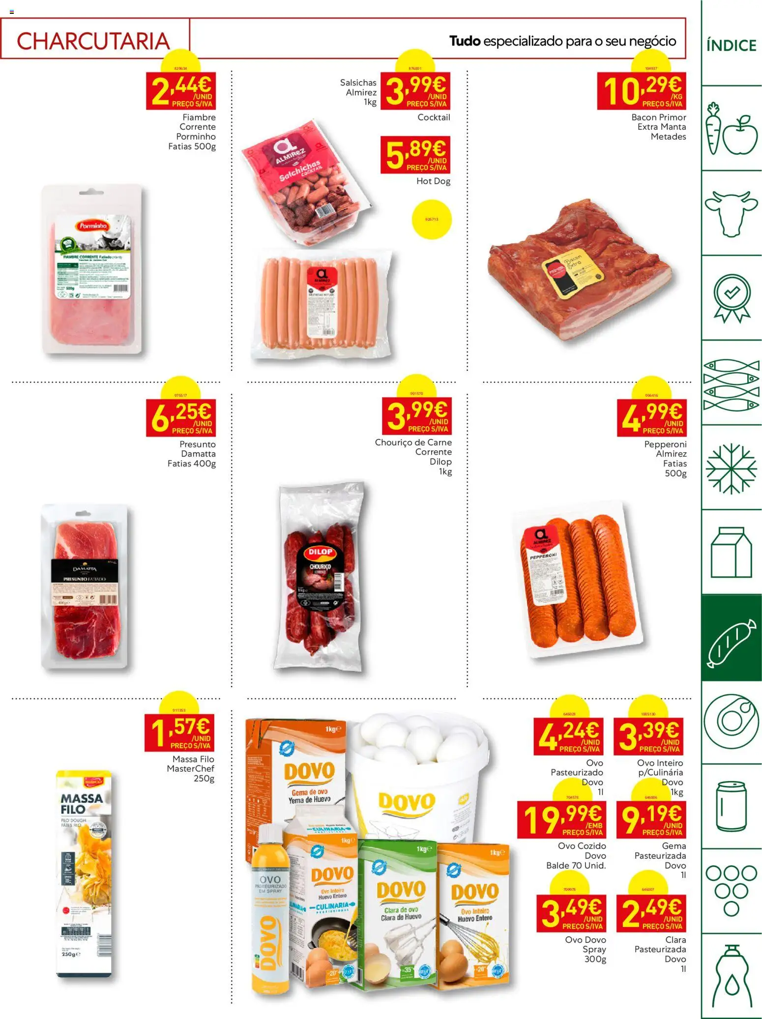 Recheio Horeca Madeira │ válido de 18/08/2026 | Página: 13 | Produtos: Fiambre, Manta, Presunto, Massa