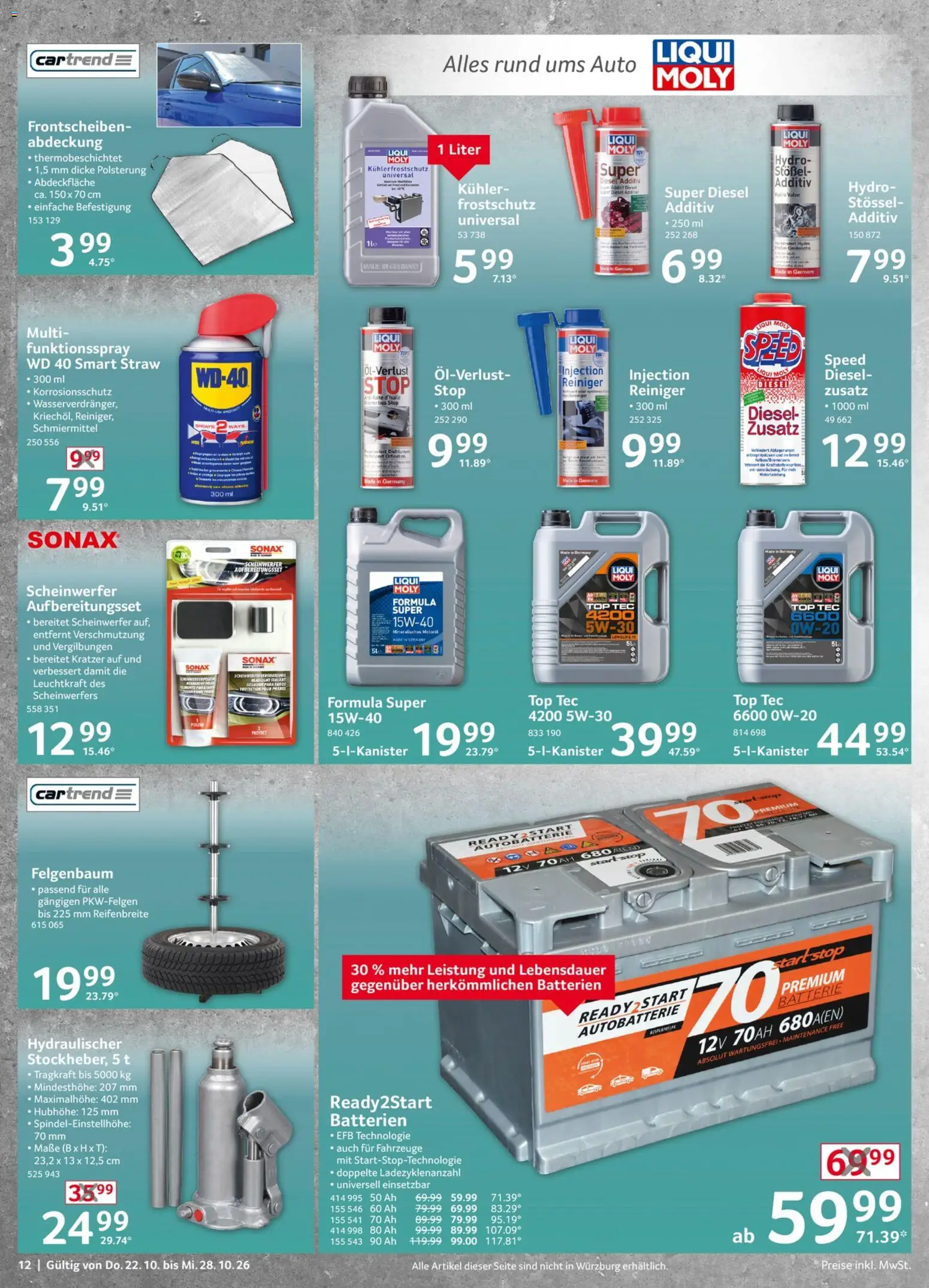 Selgros Non Food – gültig ab 22.10.2026 | Seite: 12 | Produkte: Top, Batterien, Batterie