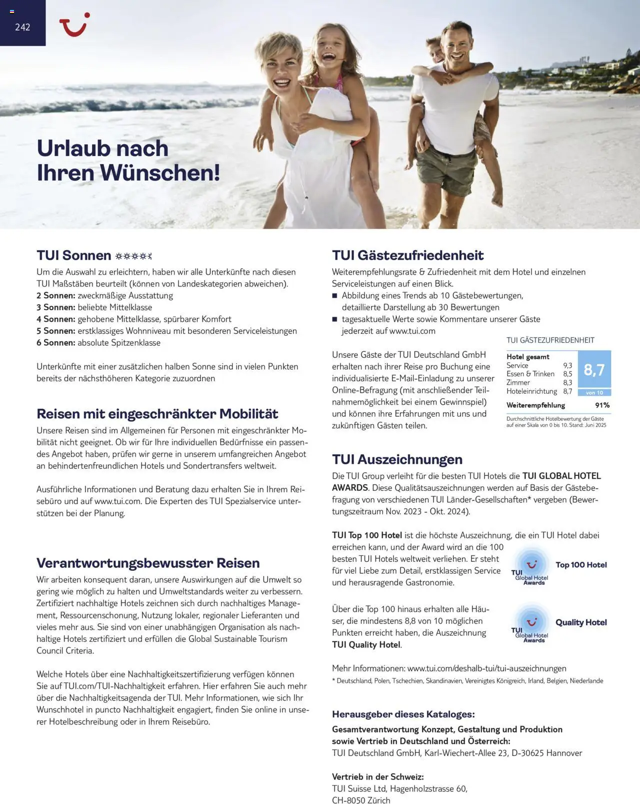 Aida - Urlaub mit eigener Anreise  – gültig ab 01.11.2025 | Seite: 242 | Produkte: Top