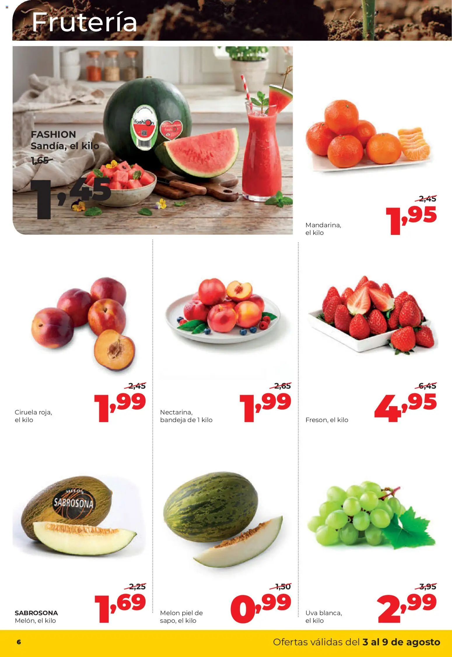 Alimerka folleto Castilla y León │ válido desde el 03/08/2026 | Página: 6 | Productos: Φορτιστής, Bandeja