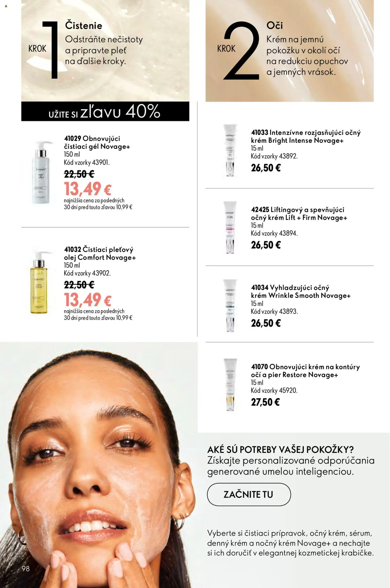 Nové Oriflame akcie – leták je platný od 08.07.2026 | Strana: 98 | Produkty: Olej, Krém