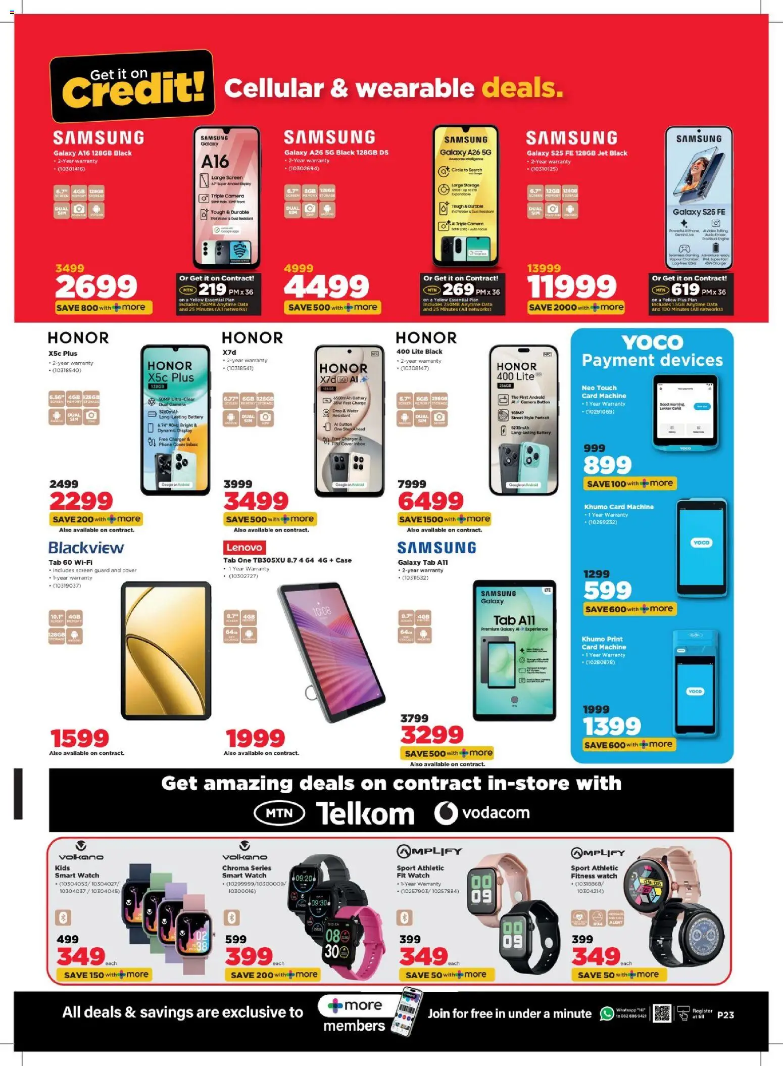 New HiFi Corp catalogue – valid from 01.04.2026 | Page: 23 | Products: Watch, Case, Battery, Water