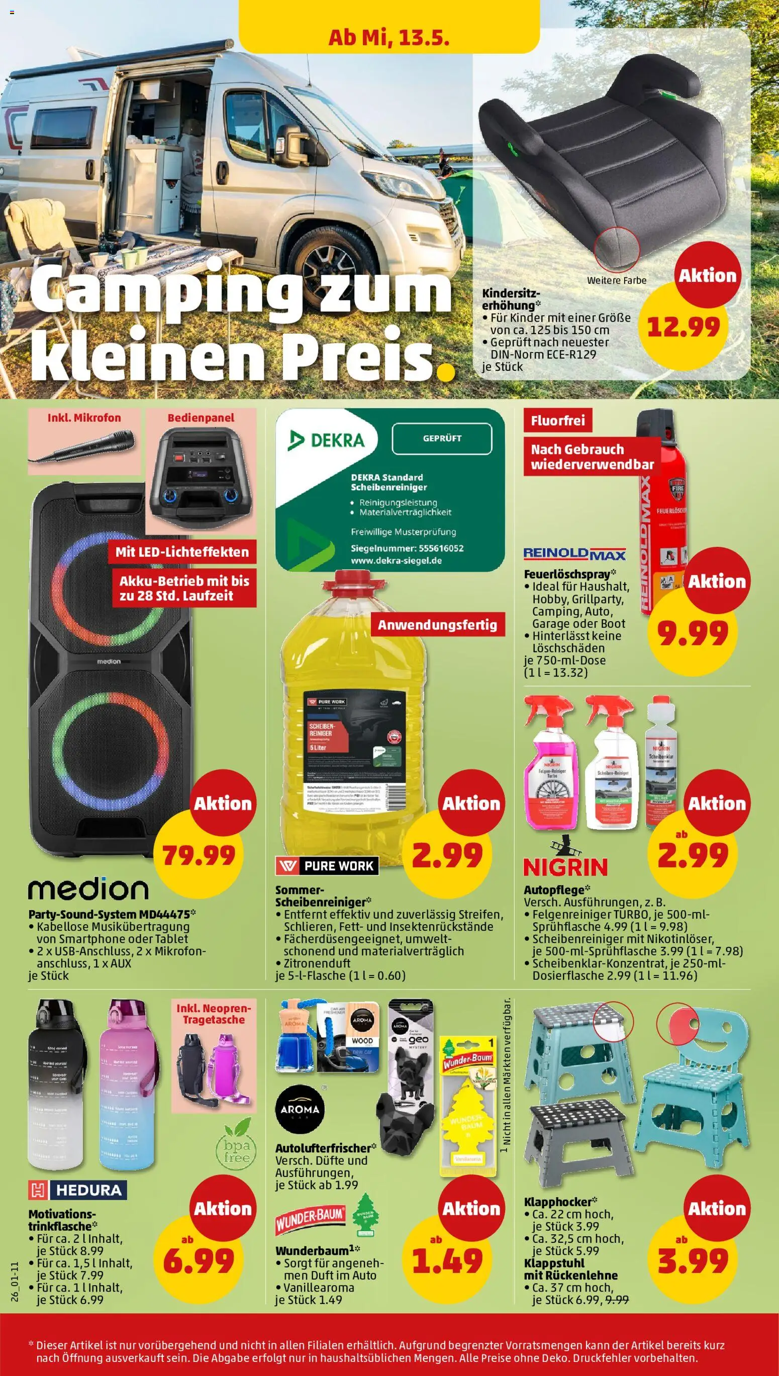 Penny Prospekt 	 – gültig ab 11.05.2026 | Seite: 28 | Produkte: Mikrofon, Duft, Smartphone, Tablet