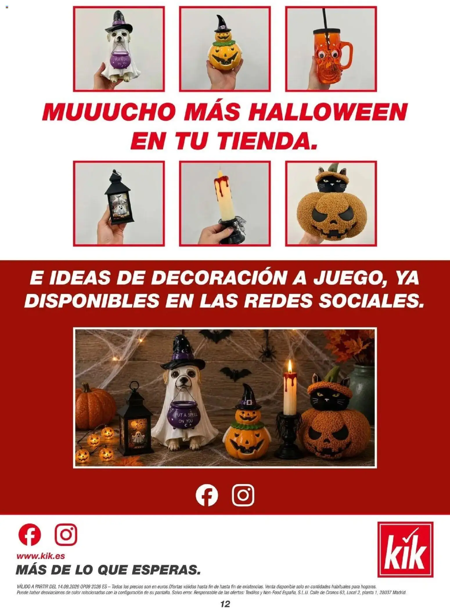 KIK Folleto 14/09/2026 - 20/09/2026 | Página: 12