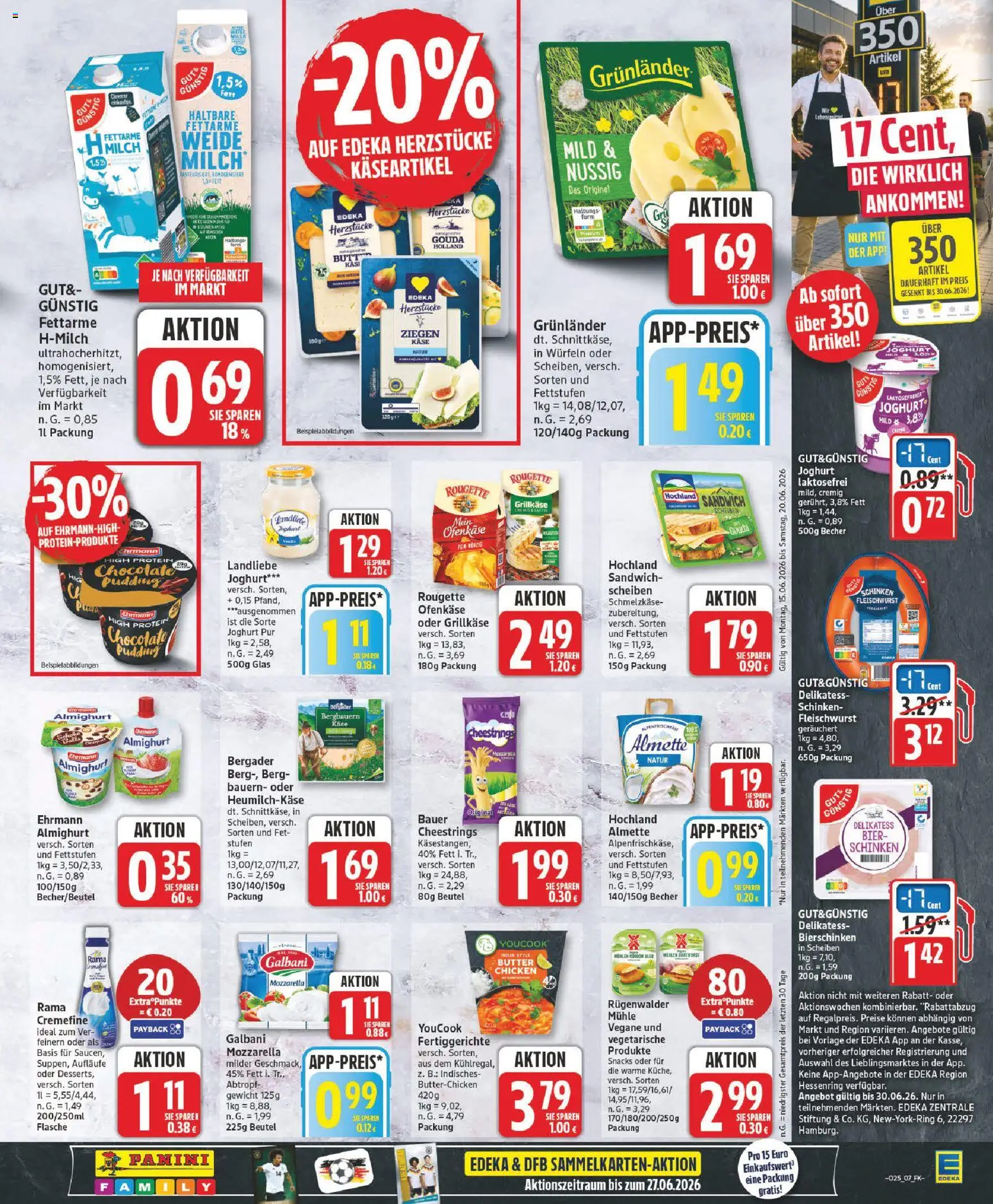 Elli Markt Prospekt Rietberg – gültig ab 15.06.2026 | Seite: 7 | Produkte: Gewicht, Milch, Käse, Grunlander