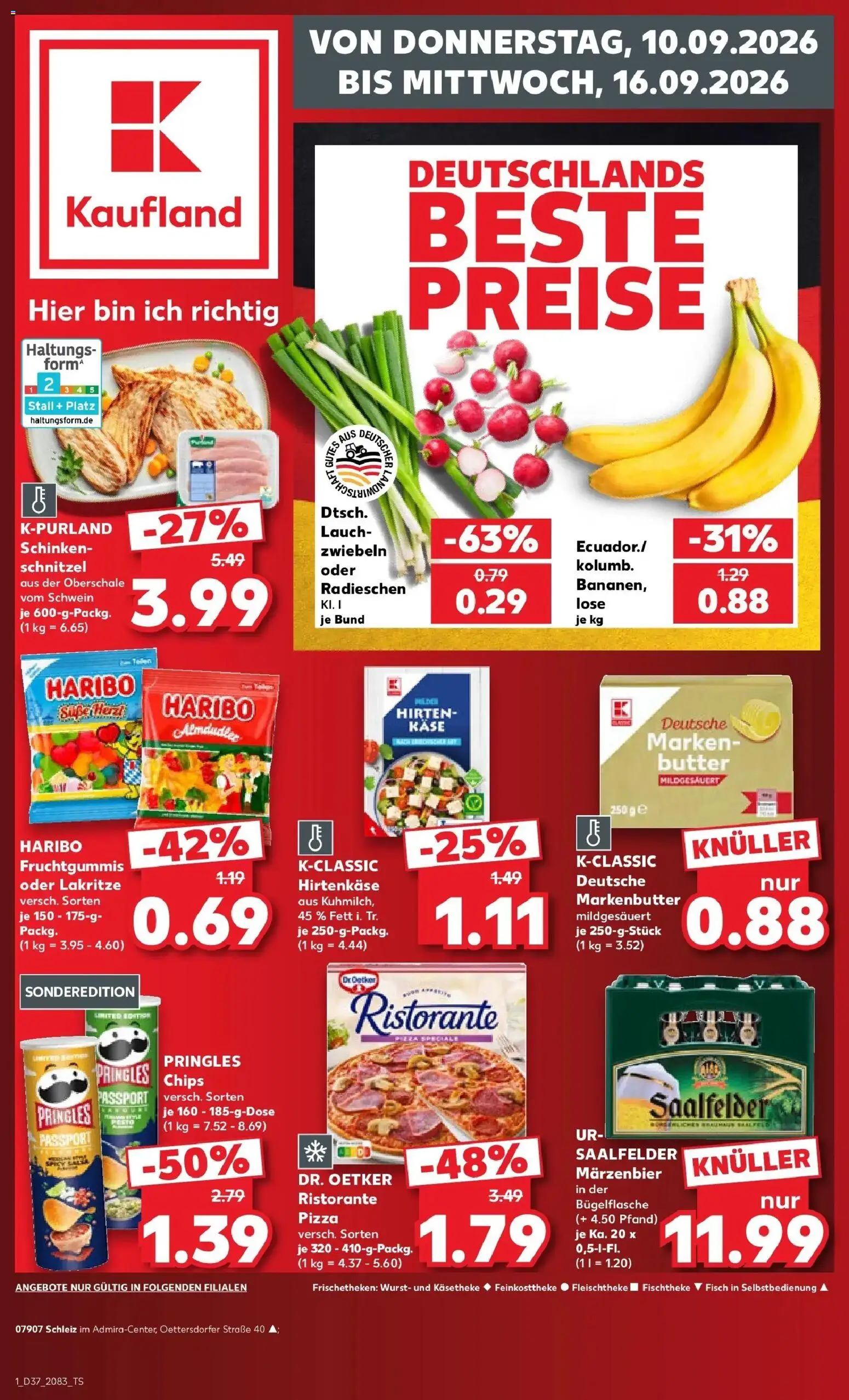 Prospekt Kaufland ab 07.09.2026 » Angebote Online zum Blättern | Seite: 10 | Produkte: Käse, Pringles, Chips, Lauch