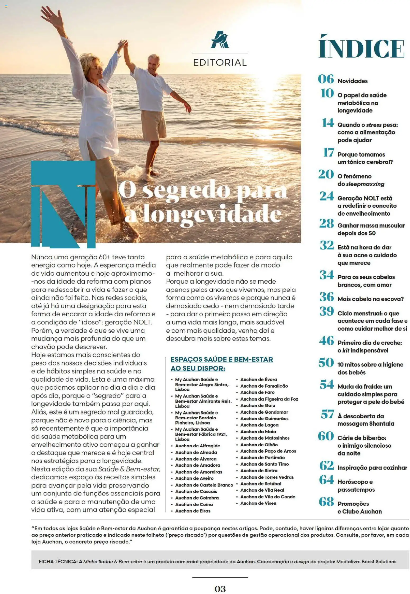 Auchan Revista Longevidade e Especial Bebe │ válido de 02/09/2026 | Página: 3 | Produtos: Biberão, Massa