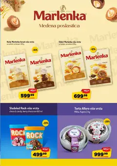 Kolač Marlenka lisnati više vrsta sa vanilom, sa kakaom 300 g, Kolač Marlenka lisnati više vrsta sa vanilom, sa kakaom 300 g - pregled Aman kataloga - važi od 14.09.2026 | Strana: 19
