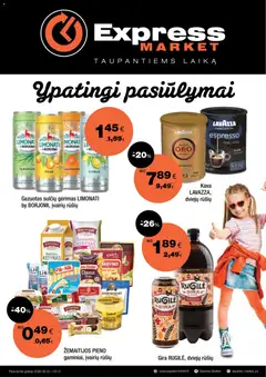 Express market leidinys galioja nuo 2026.08.23