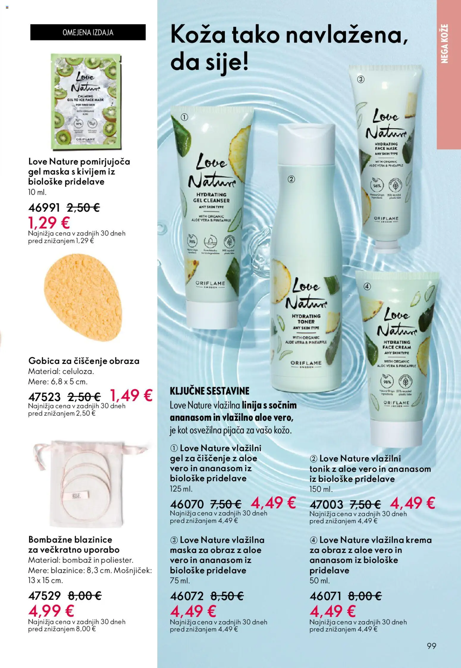 Novi Oriflame katalog ponudbe – veljaven od 22.04.2026 | Stran: 99 | Izdelki: Maska za obraz, Toner, Maska, Tonik