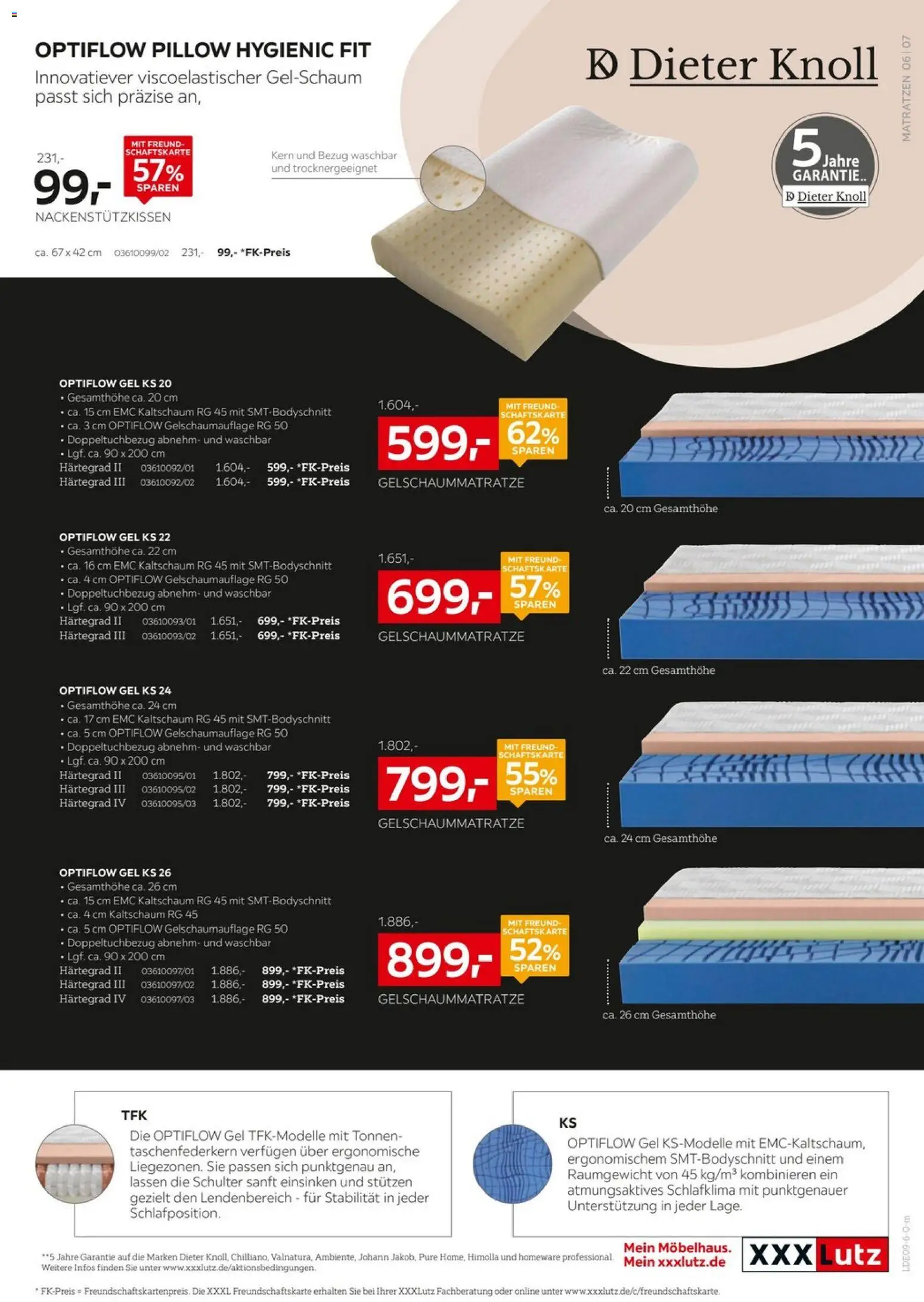 XXXLutz Bis zu 68% auf Matratzen – gültig ab 05.09.2026 | Seite: 7 | Produkte: Schulter