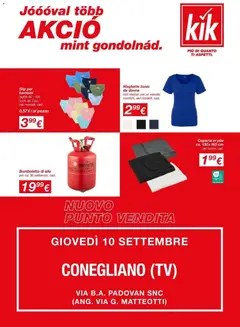 Anteprima del volantino KiK volantino Conegliano valido a partire dal 07/09/2026