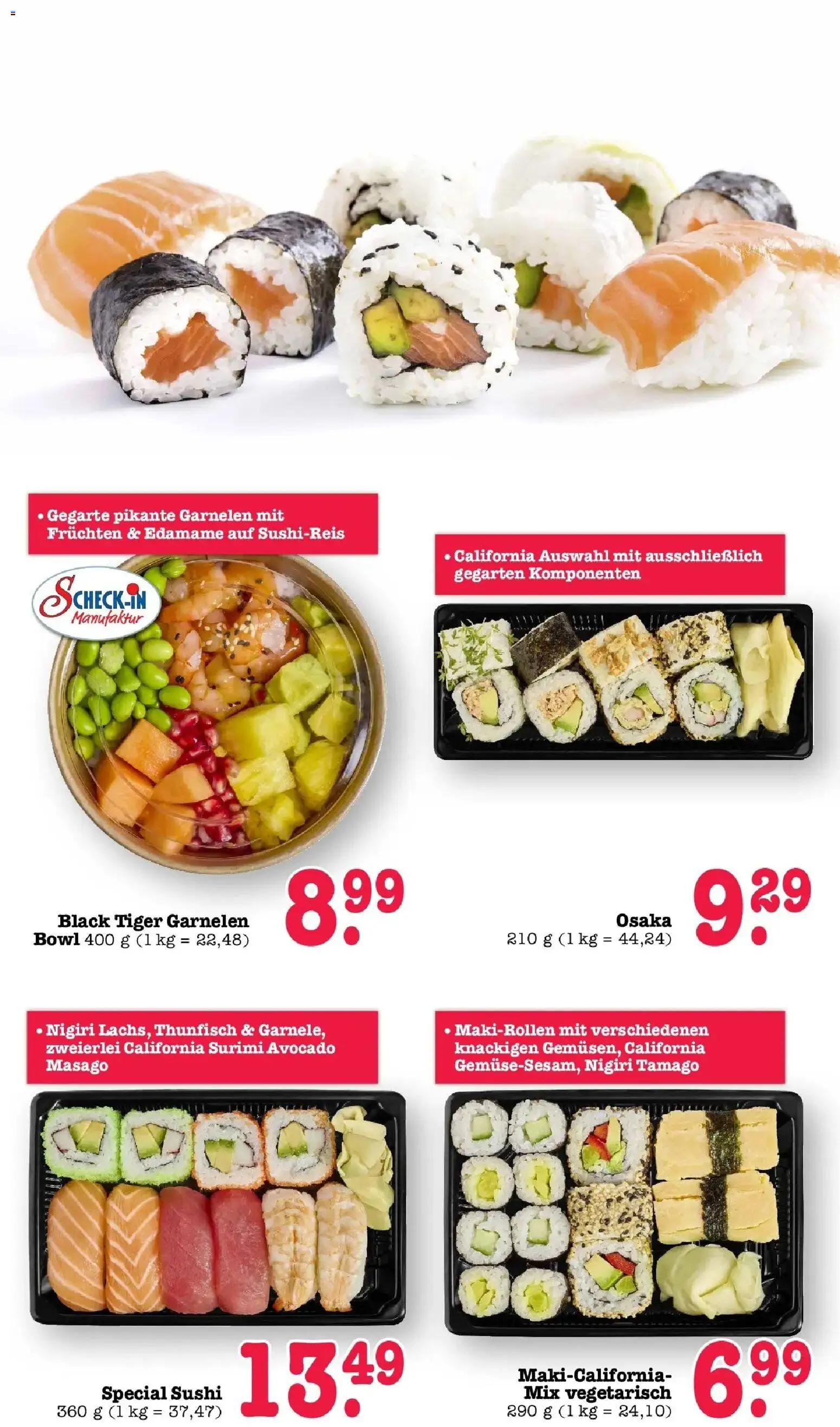 Edeka Prospekt Karlsruhe (ab 17.08.2026) » Angebote Online | Seite: 17 | Produkte: Thunfisch, Garnelen, Avocado, Tiger garnelen