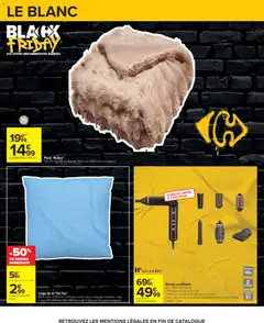 Carrefour - Prévisualisation de Linge de lit "52 Fils", La taie d'oreiller 60 x 60 cm valide à partir de 03/11/2026 | Page: 21 | Produits: Taie d'oreiller, Brosse, Linge de lit, Boîte de rangement