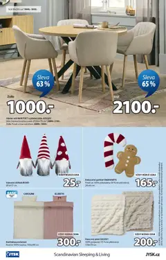 Náhled letáku JYSK leták od 12.10.2026 | Strana: 12 | Produkty: Povlečení, Polštář, Židle, Jídelní židle