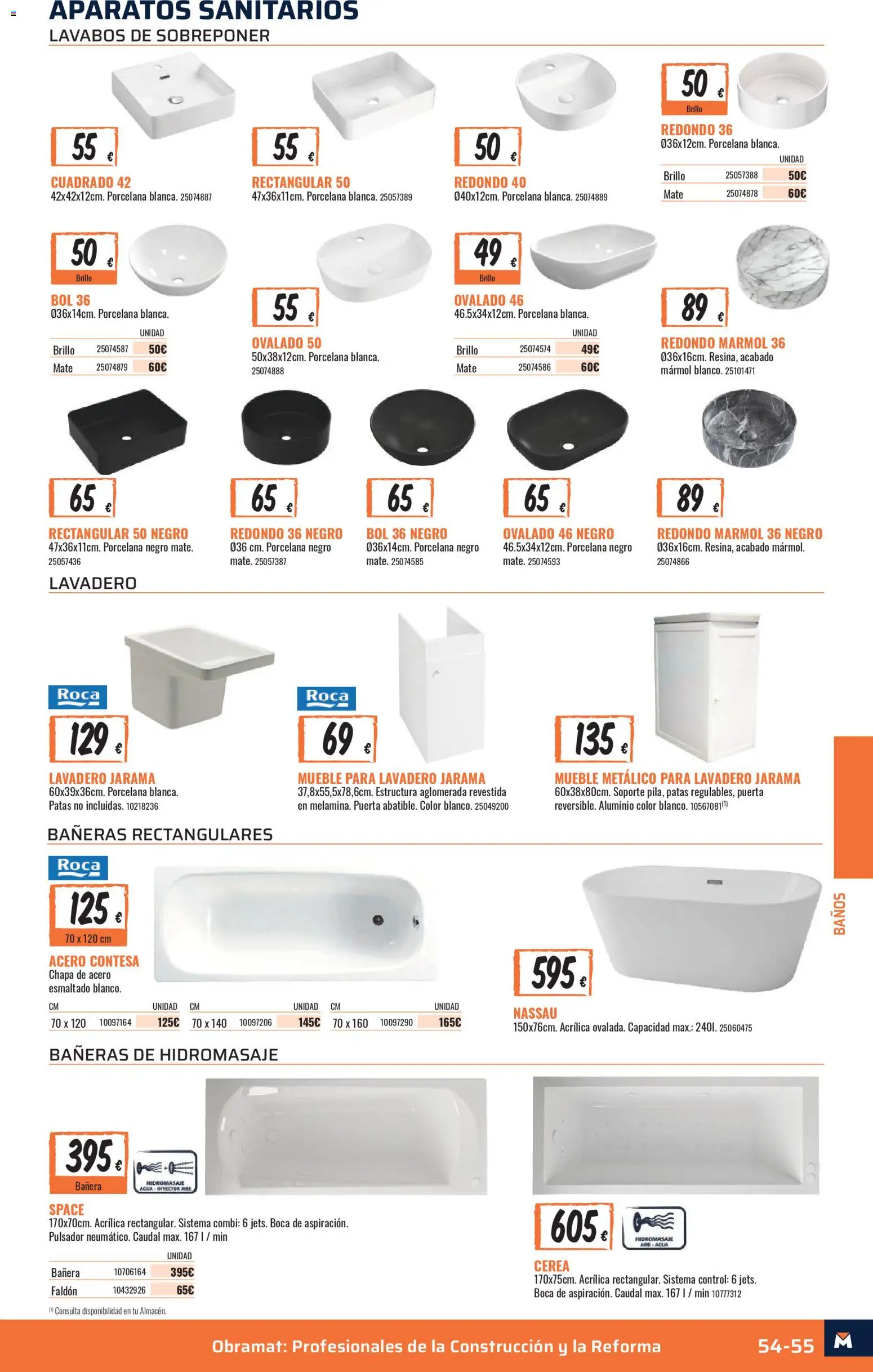 Obramat - Reformas Otono Imprenta Almacenes 35 Los Barrios 2026 │ válido desde el 09/10/2026 | Página: 55 | Productos: Combi, Agua