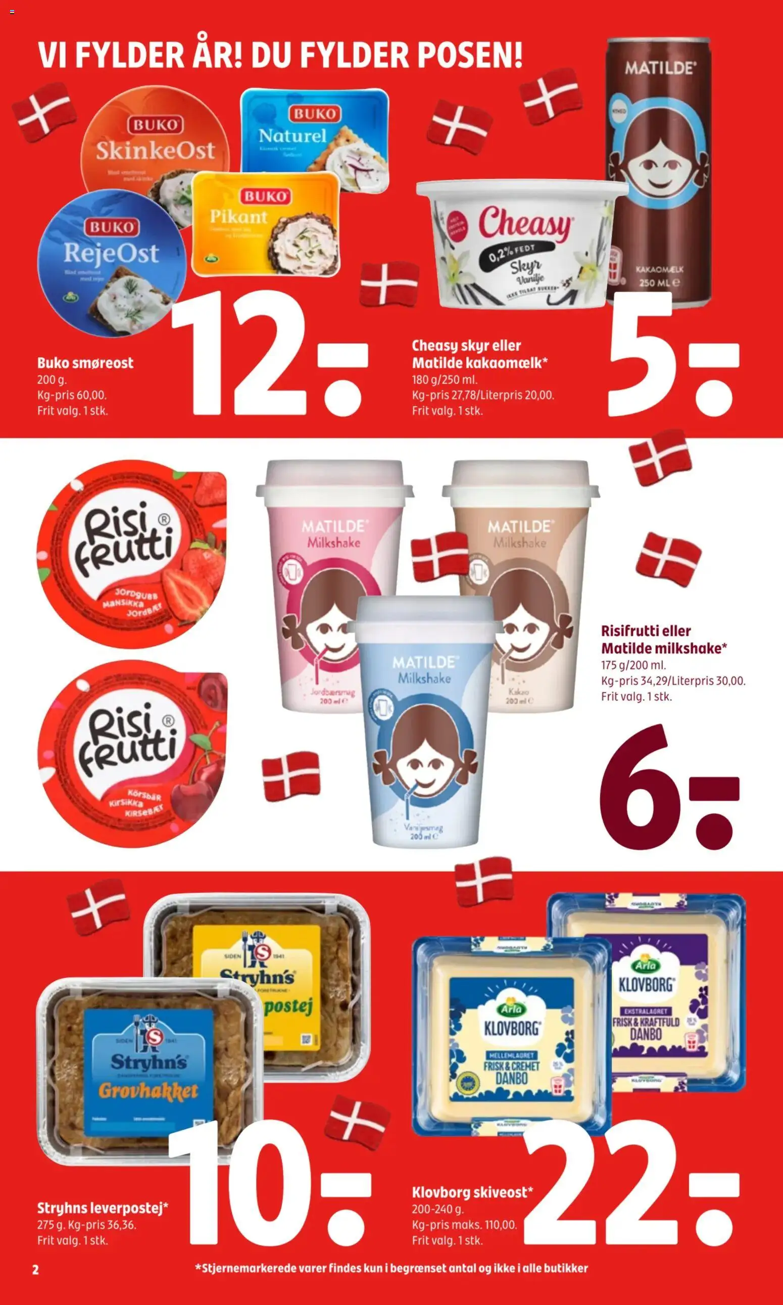 Coop 365 tilbudsavis – gyldig fra 03/09/2026 | Side: 4 | Produkter: Skyr, Jordbær, Milkshake, Smøreost