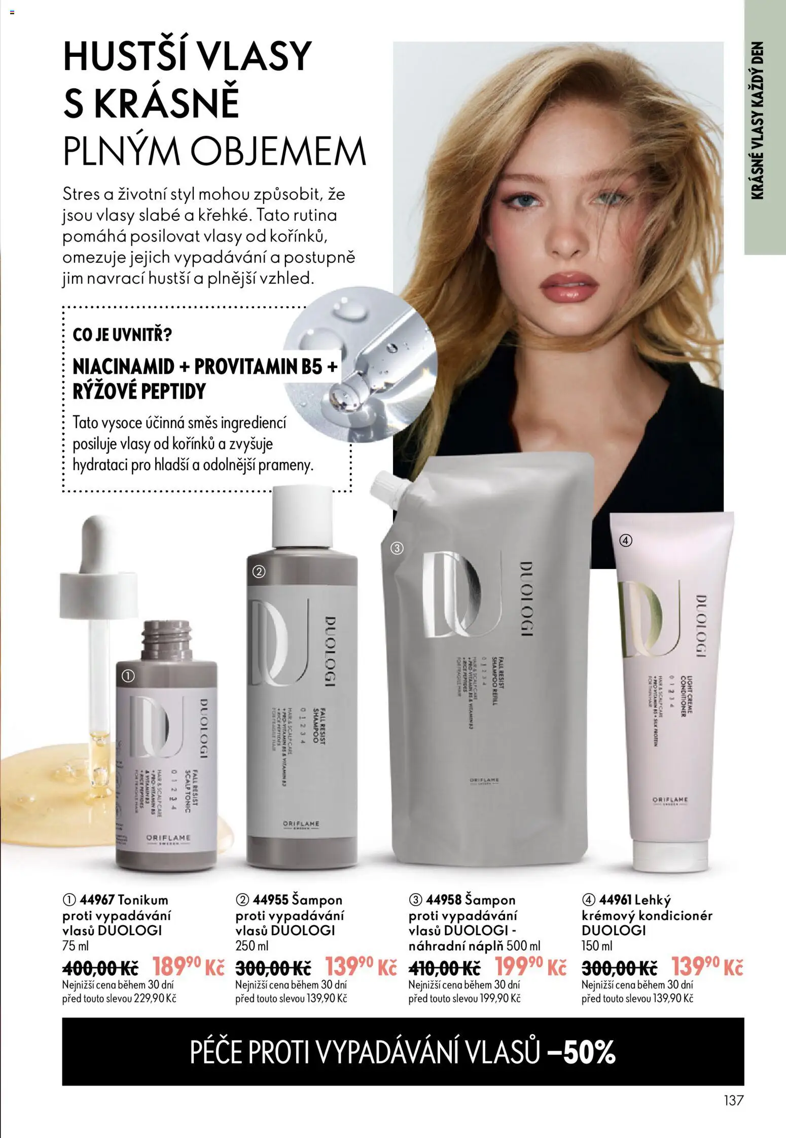 Oriflame katalog č. 13/2026 od 09.09.2026 | Strana: 137 | Produkty: Tonic, Šampon, Kondicionér