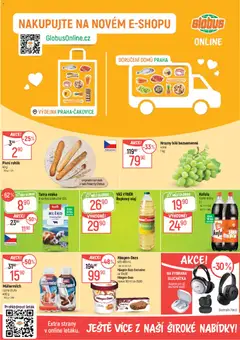 Náhled letáku Globus leták od 29.04.2026 | Strana: 2 | Produkty: Nanuk, Rohlík, Sluchátka, Hrozny
