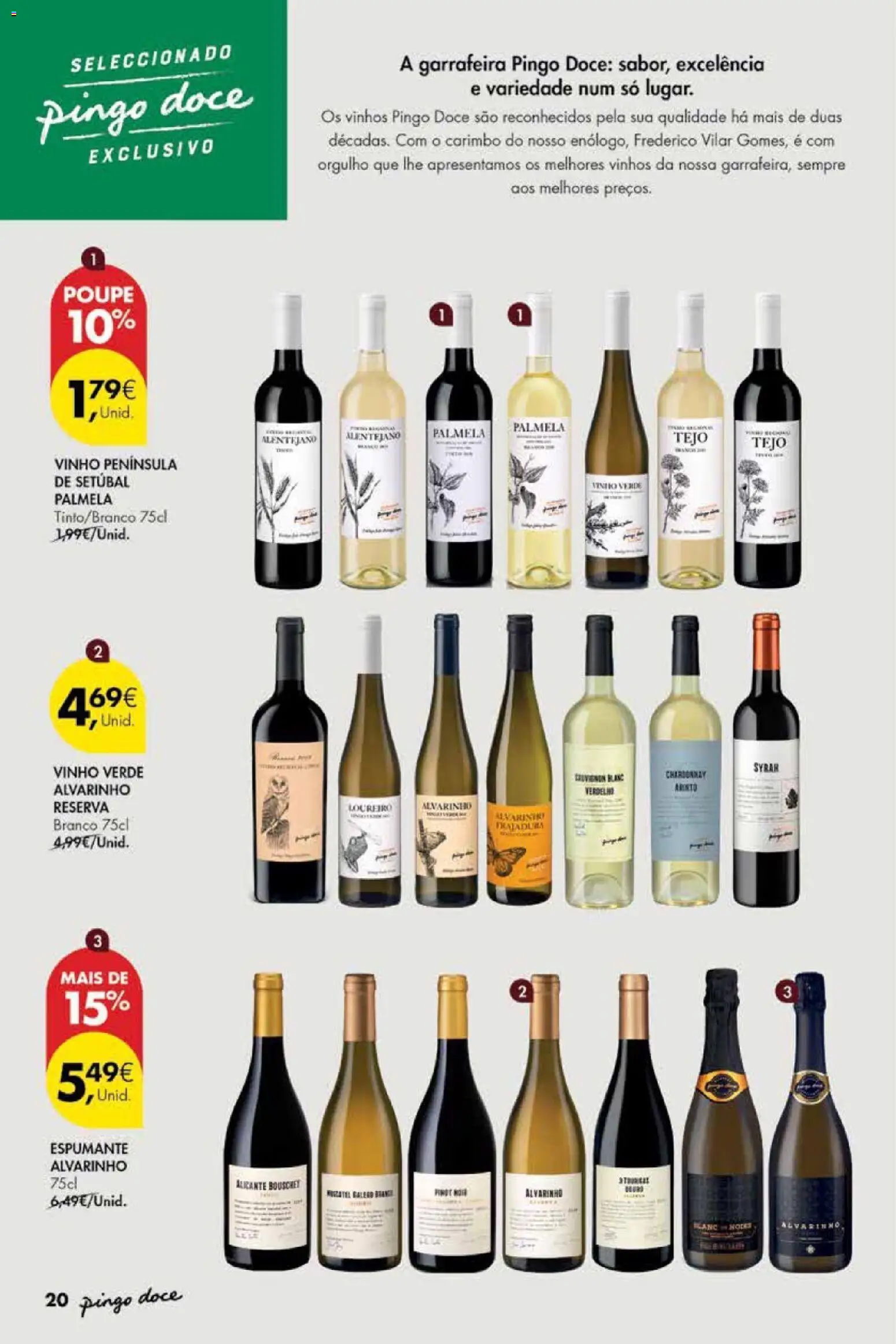 Pingo Doce - Vinhos e Sabores de Portugal │ válido de 15/09/2026 | Página: 20