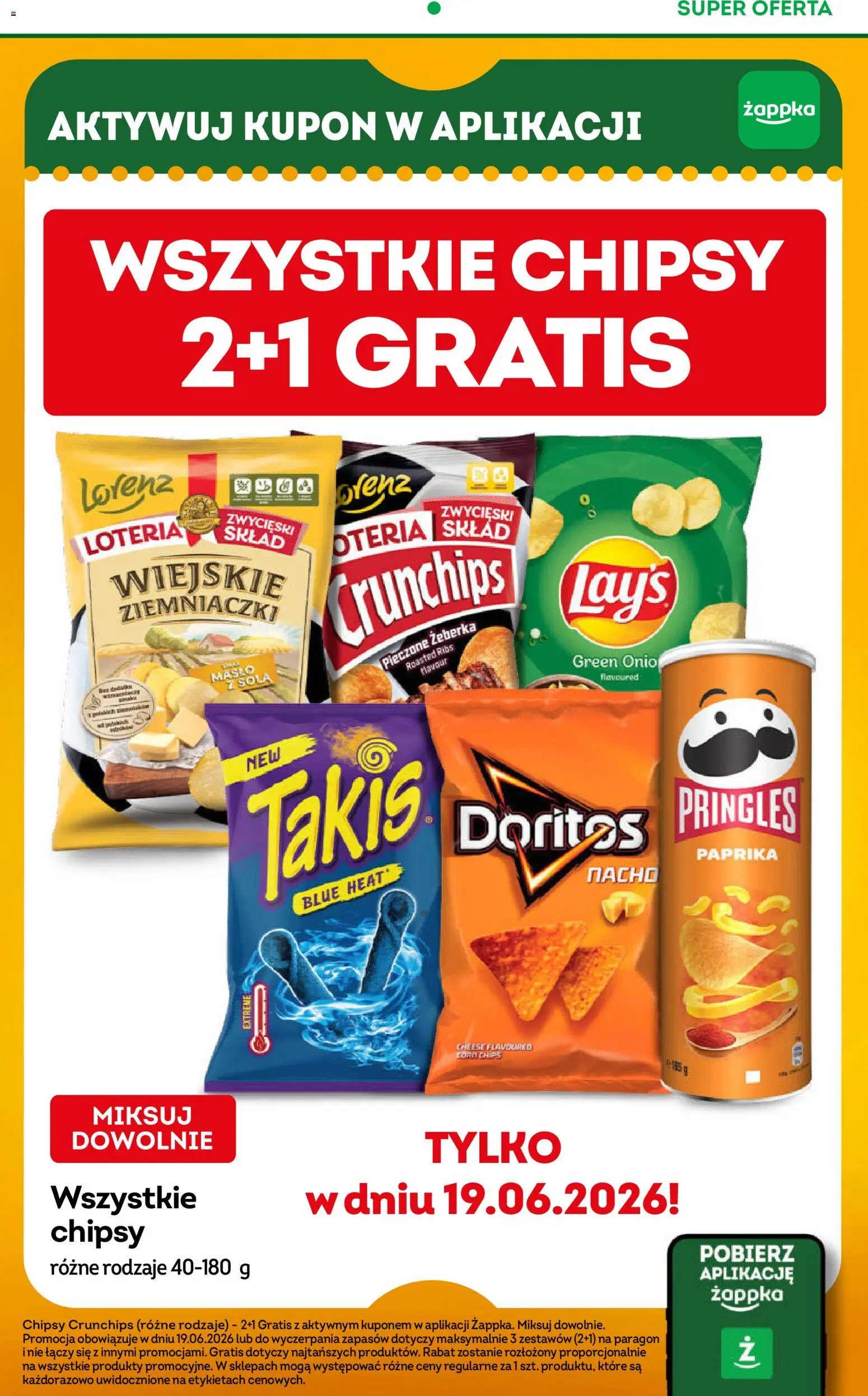 Żabka gazetka od 17.06.2026 | Strona: 11 | Produkty: Chipsy, Doritos, Ziemniaczki, Pringles