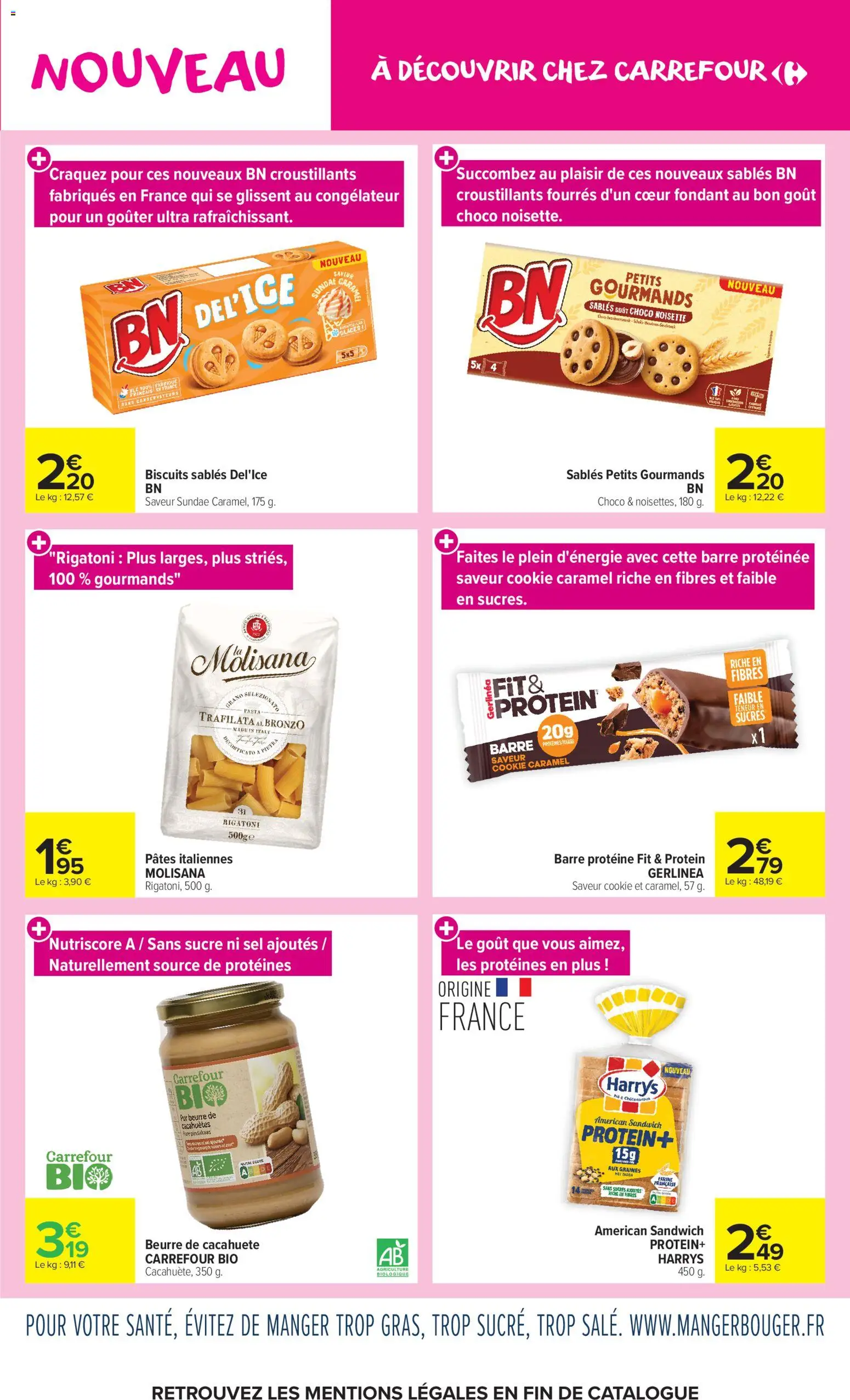 {H1} | Page: 5 | Produits: Cacahuète, Noisette, Beurre, Pâtes