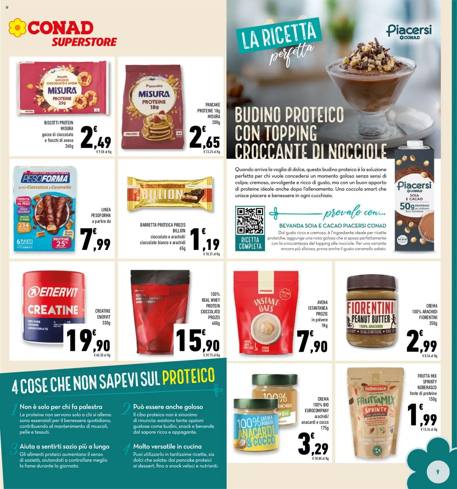 Volantino Conad del 20.05.2026 | Pagina: 9 | Prodotti: Nocciole, Barretta, Arachidi, Cacao