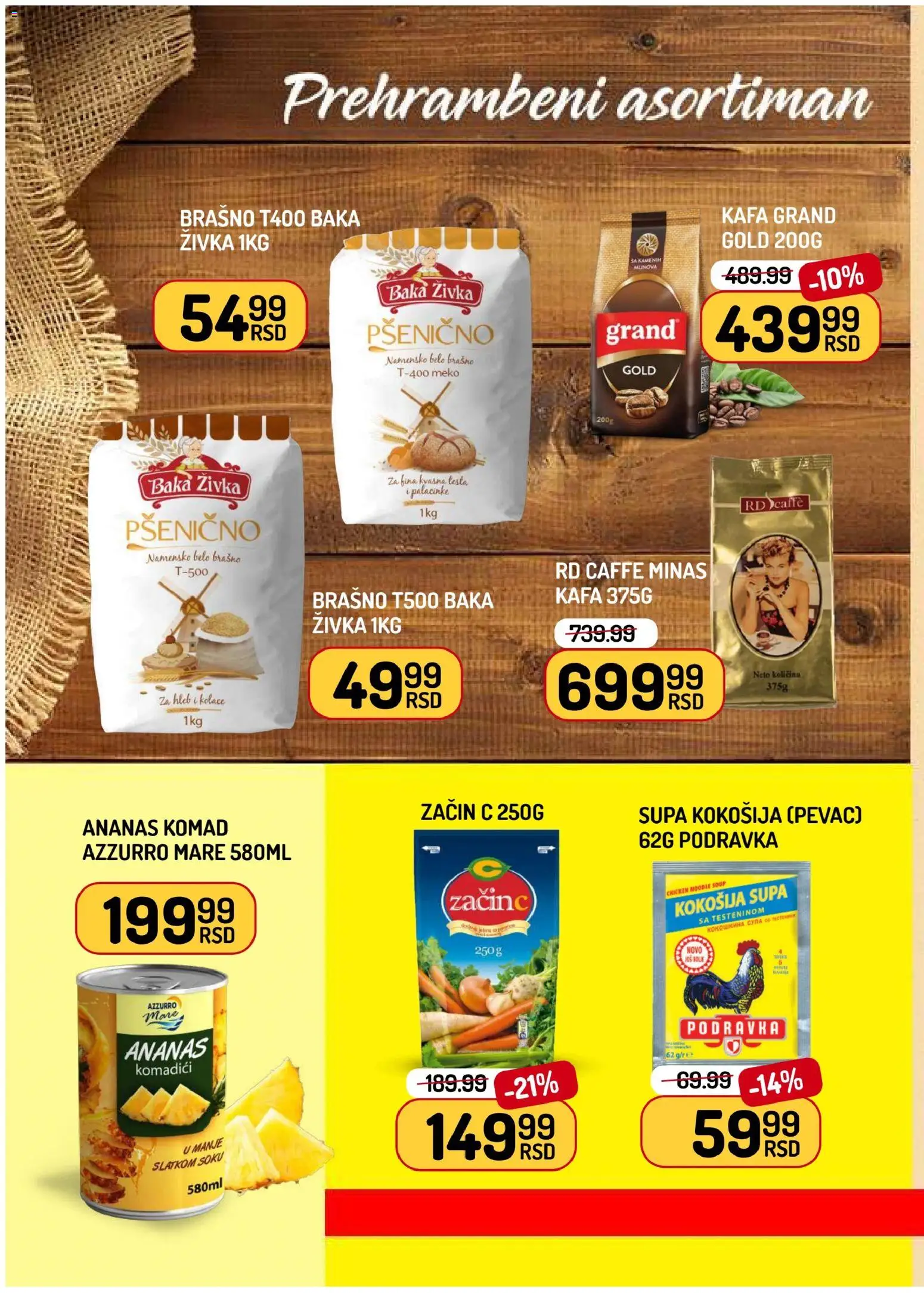 Aman katalog - važi od 03.07.2026 | Strana: 8 | Proizvode: Ananas, Brašno, Podravka, Kafa