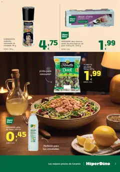 Vista previa HiperDino folleto válido desde el 25.05.2026 | Página: 3 | Productos: Aceite, Sazonador, Aceite de oliva, Ensalada