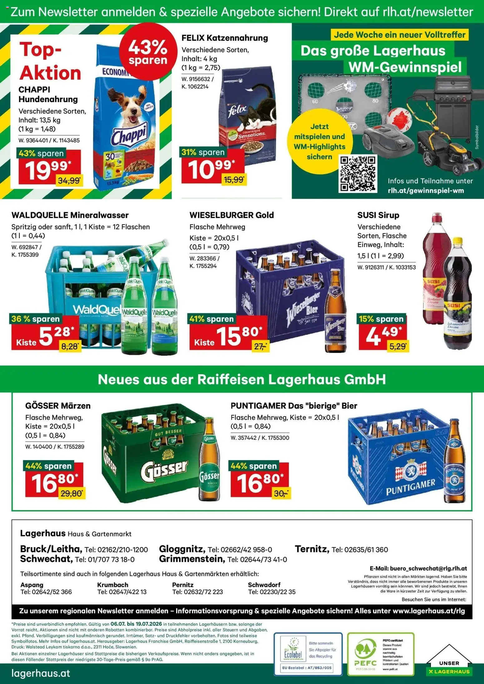 Lagerhaus Wochen Angebote gültig ab 05.07.2026 | Seite: 8 | Produkte: Zitrone, Bier