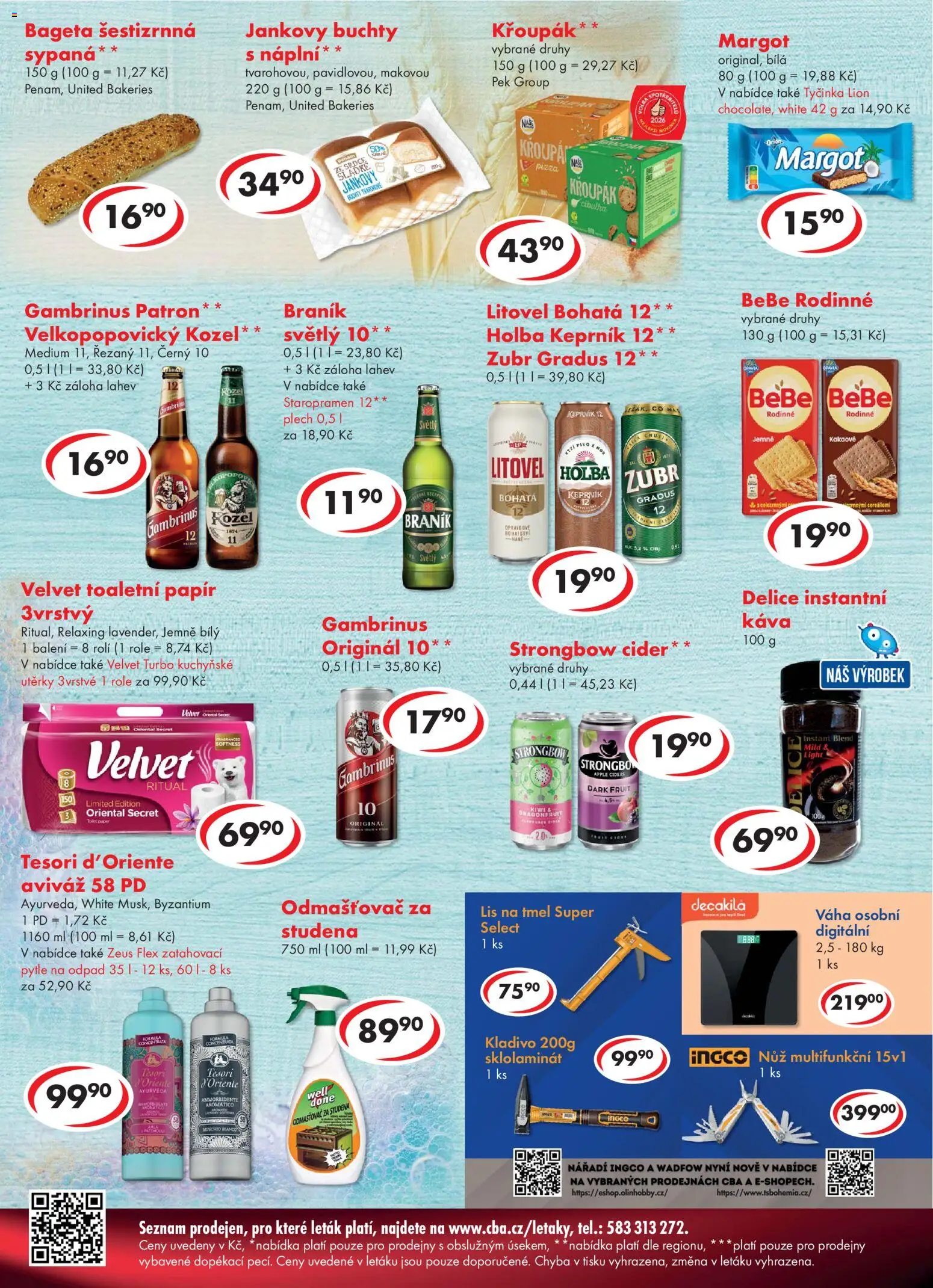 CBA leták - Premium od 12.08.2026 | Strana: 4 | Produkty: Káva, Braník, Lis, Velvet