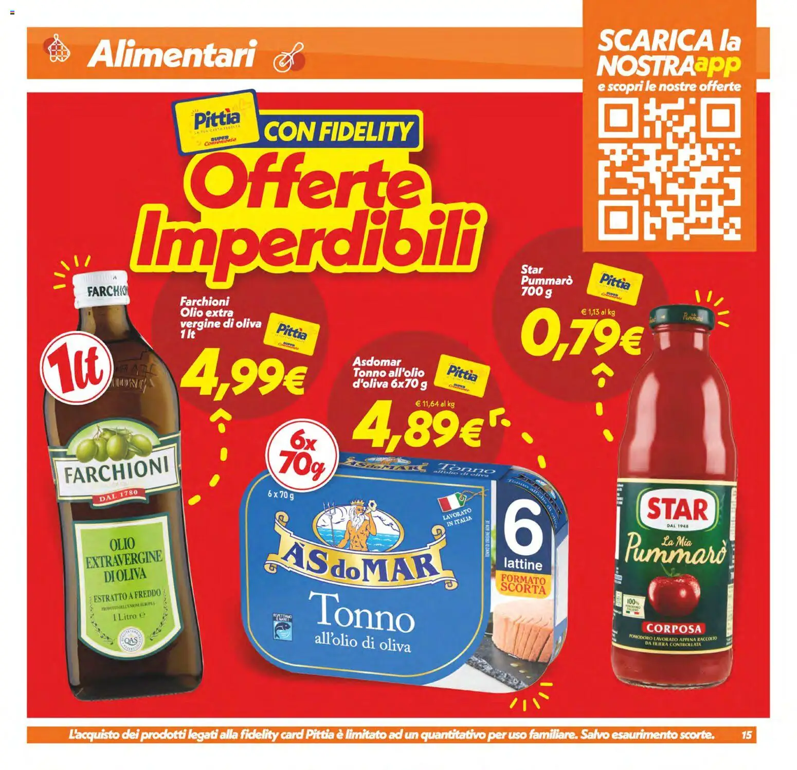 Volantino SuperConveniente del 31/07/2026 | Pagina: 15 | Prodotti: Olio, Tonno, Terra