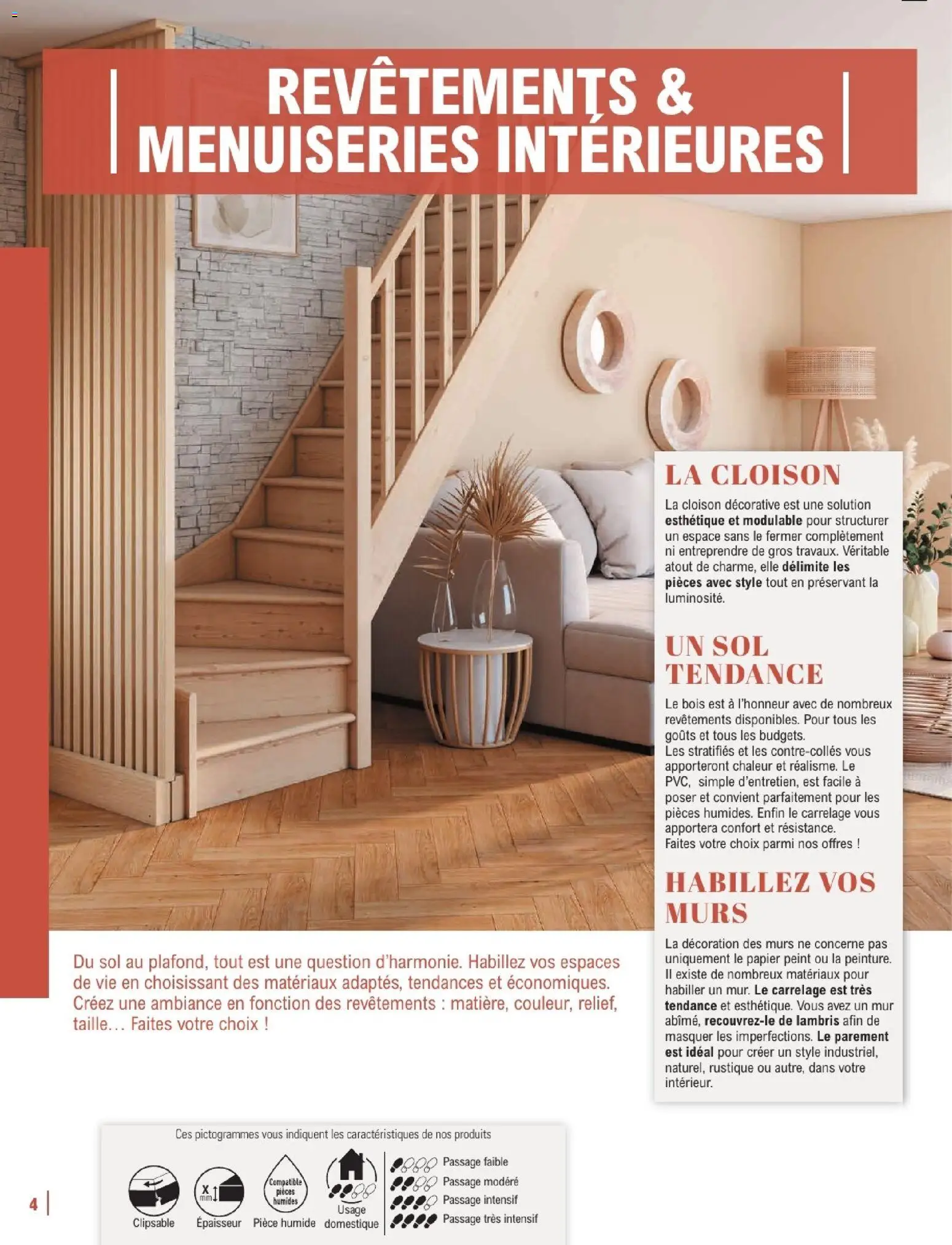 {H1} | Page: 4 | Produits: Papier peint, Décoration, Carrelage