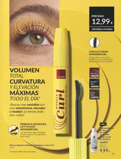 Vista previa Catálogo AVON campaña 8 válido desde el 01/08/2026 | Página: 35 | Productos: Cepillo, Máscara, Desmaquillante de ojos, Suavizante