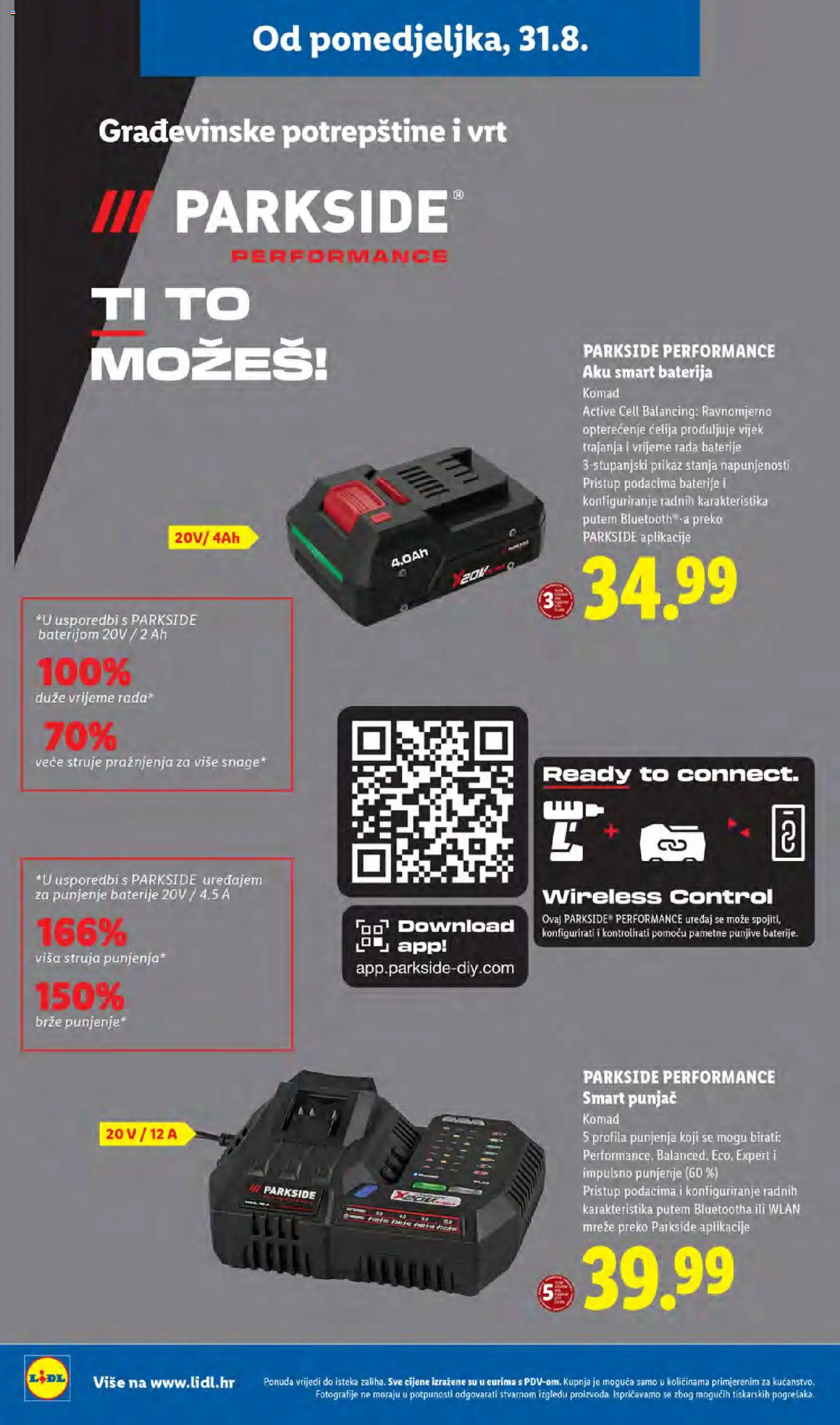 Lidl katalog | vrijedi od 31.08.2026 | Stranica: 28 | Proizvodi: Baterija, Baterije, Parkside